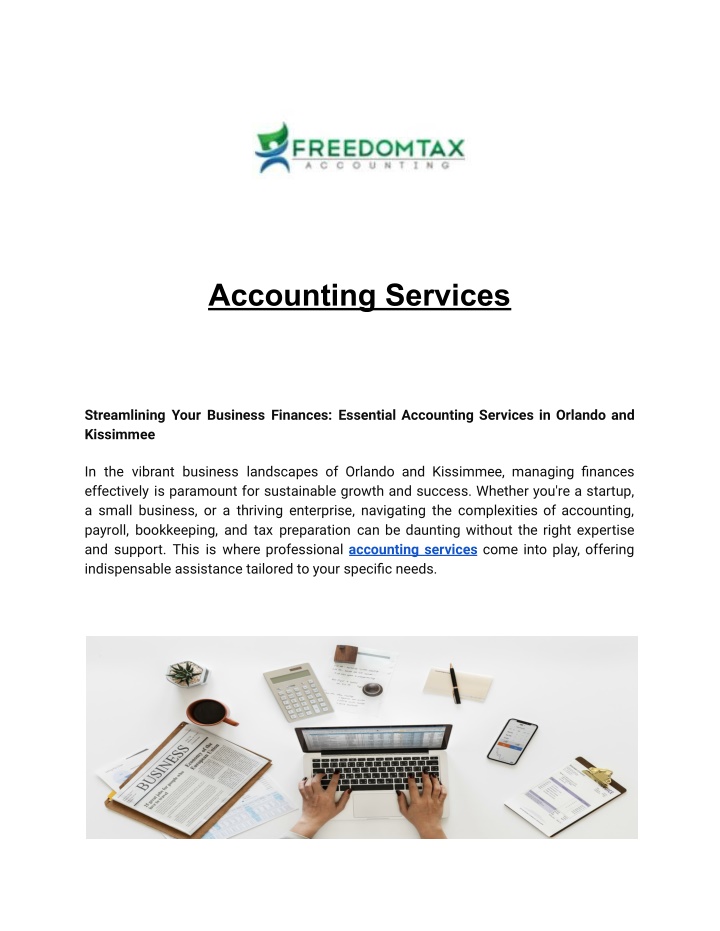 accounting services