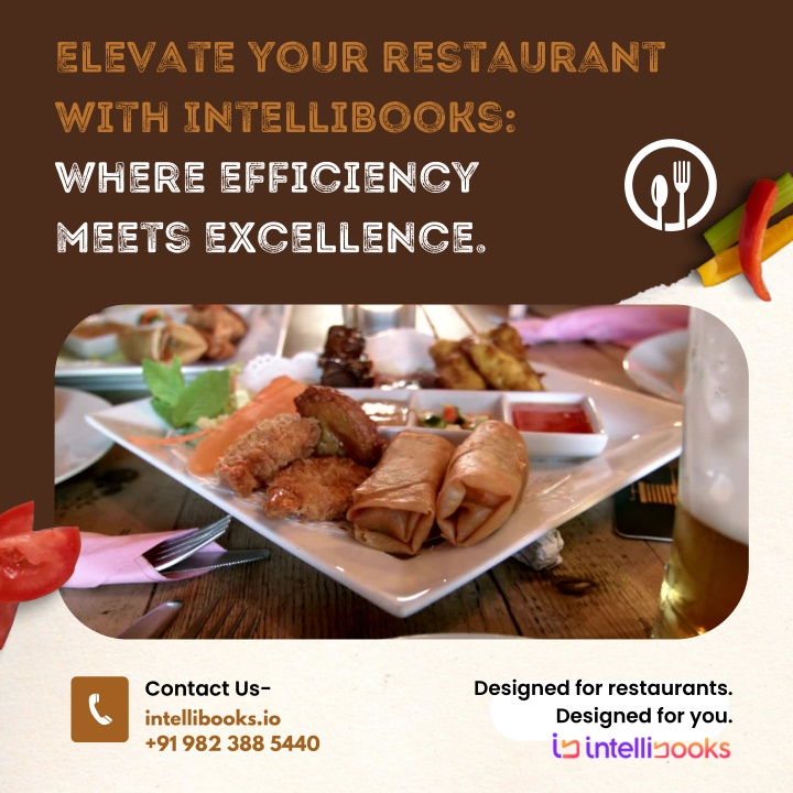 elevate your restaurant with intellibooks