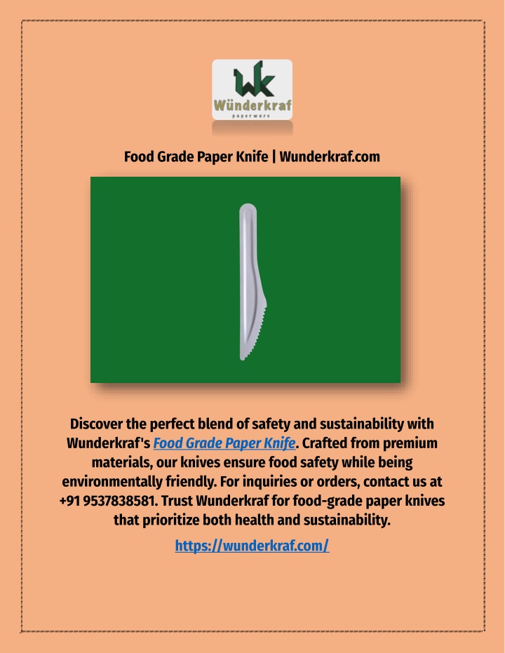 food grade paper knife wunderkraf com