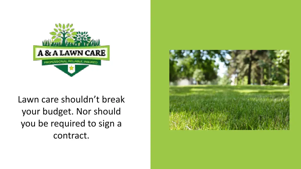 lawn care shouldn t break your budget nor should