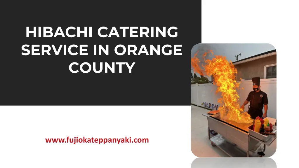 hibachi catering service in orange county