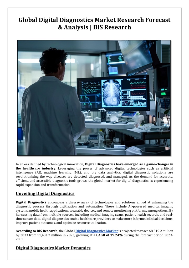 global digital diagnostics market research