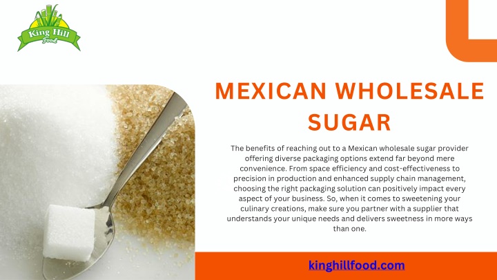 mexican wholesale sugar