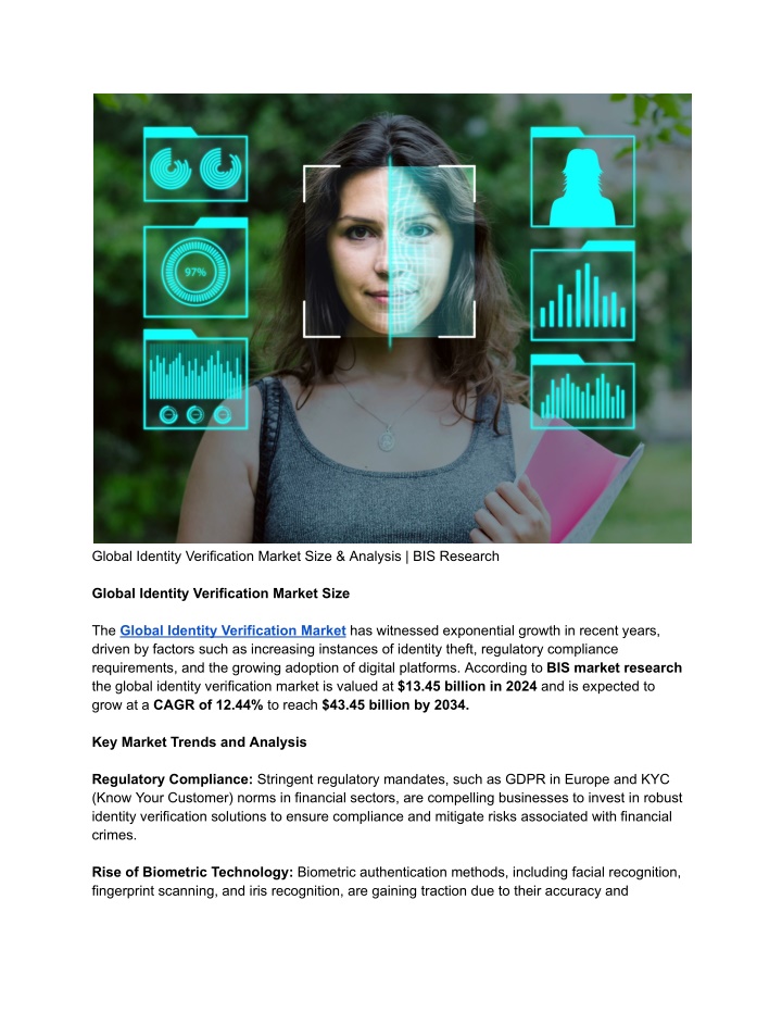 global identity verification market size analysis