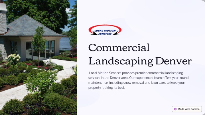 commercial landscaping denver