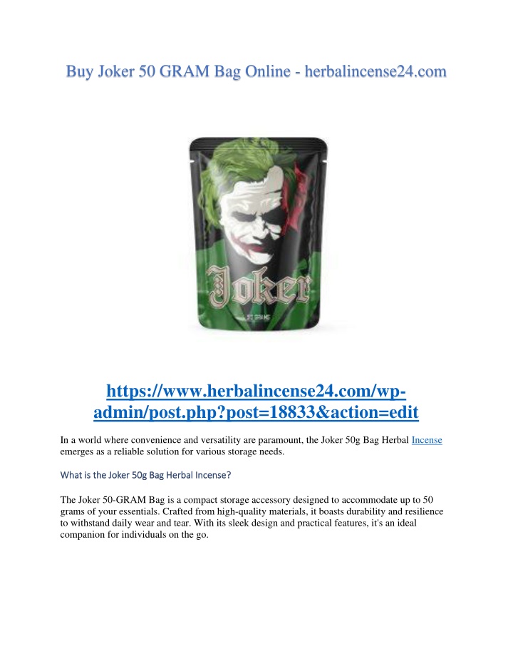 buy joker 50 gram bag online herbalincense24 com