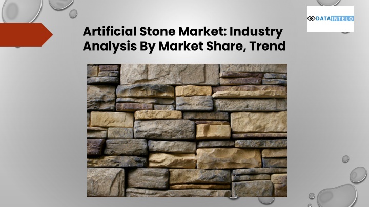 artificial stone market industry analysis