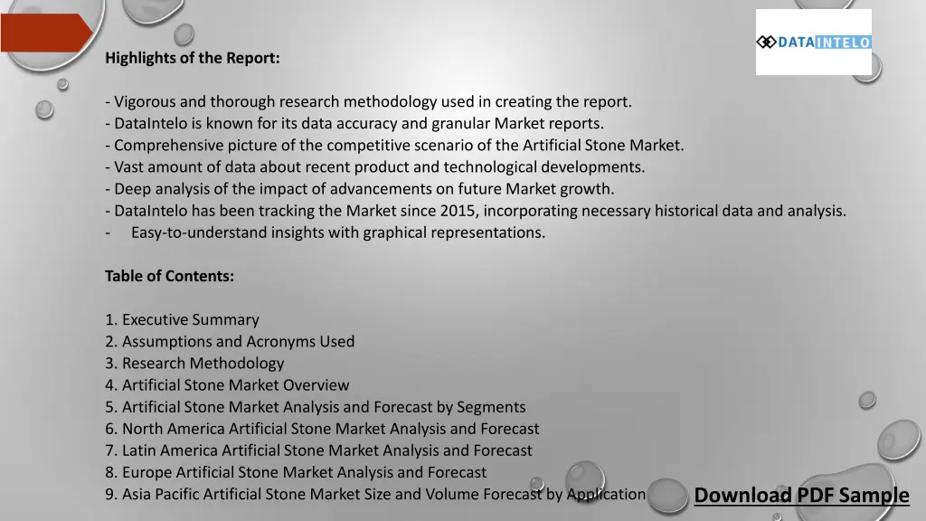 highlights of the report