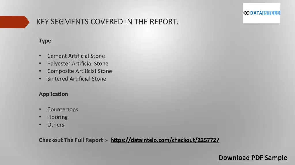 key segments covered in the report