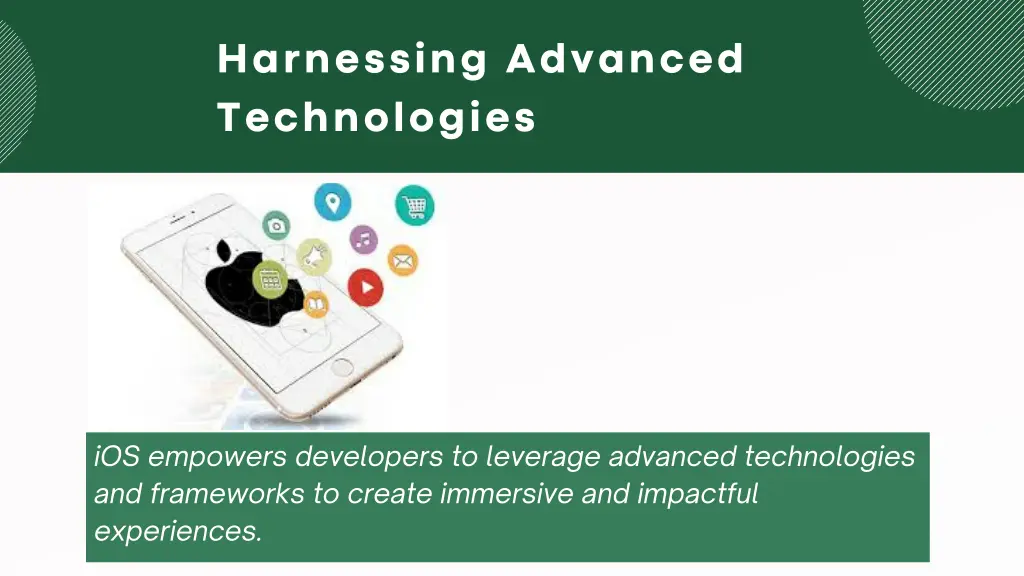 harnessing advanced technologies