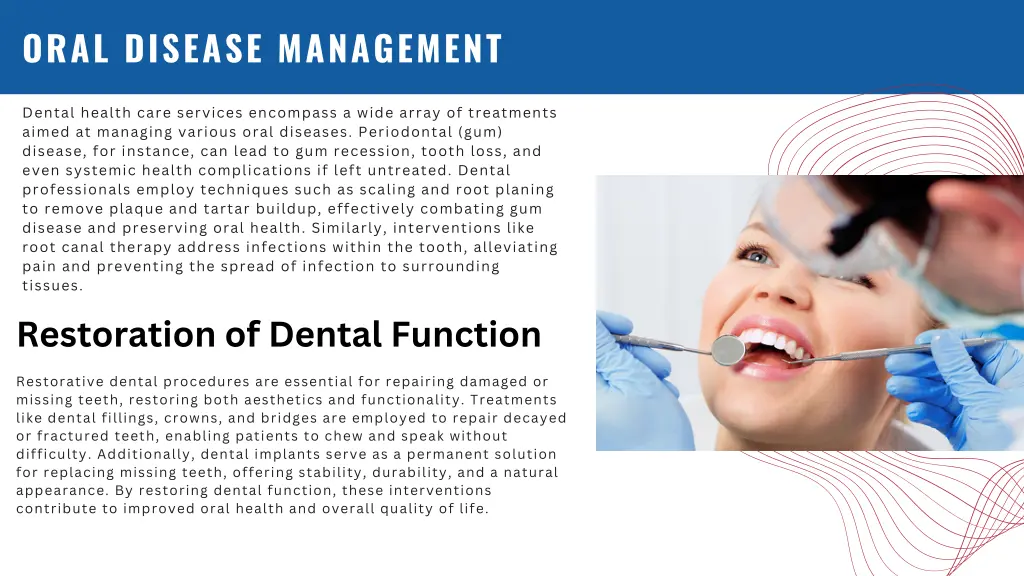 oral disease management