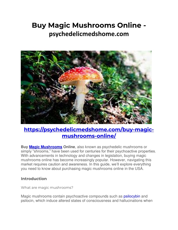 buy magic mushrooms online psychedelicmedshome com