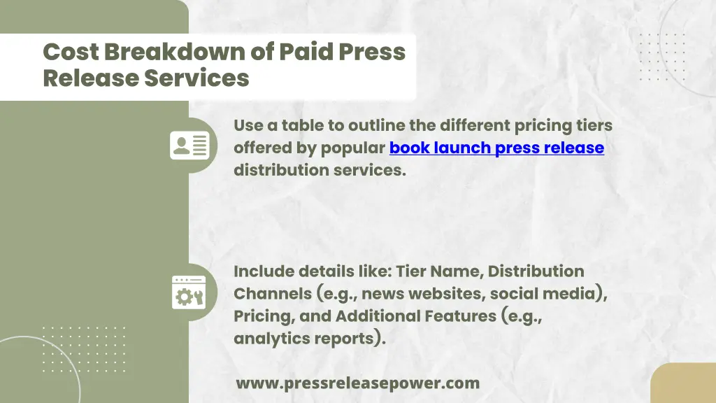 cost breakdown of paid press release services