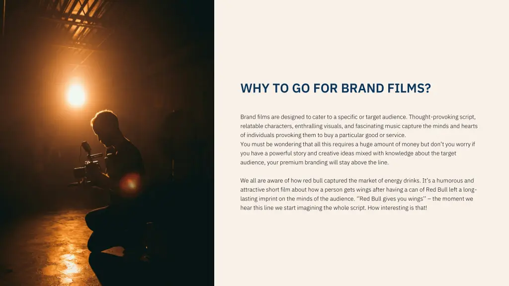 why to go for brand films