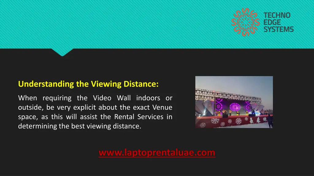 understanding the viewing distance