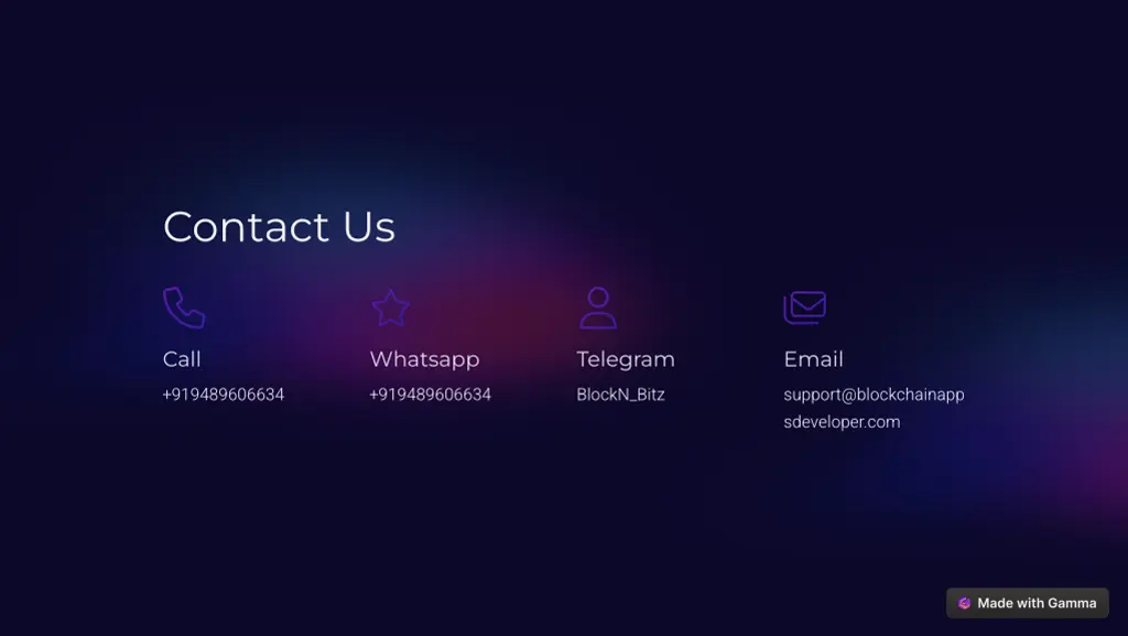 contact us