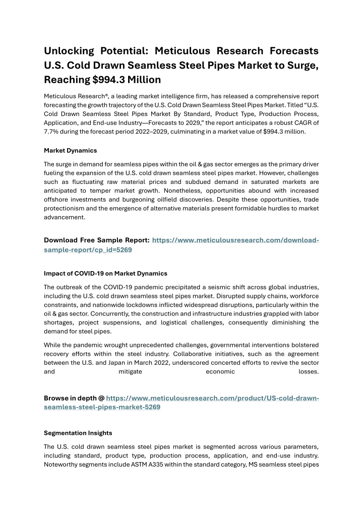 unlocking potential meticulous research forecasts