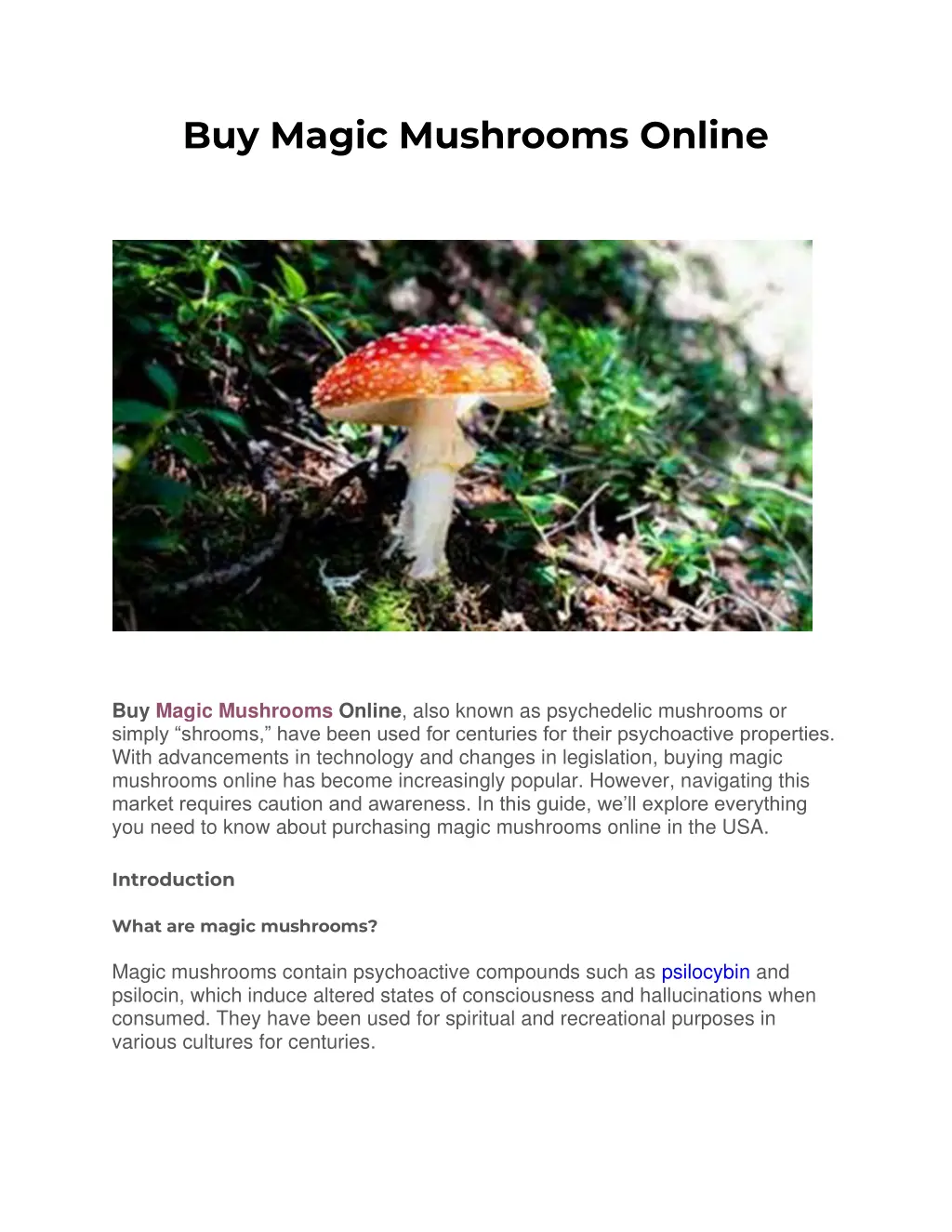 buy magic mushrooms online