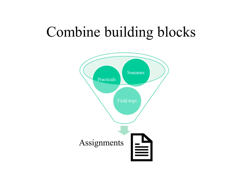 combine building blocks