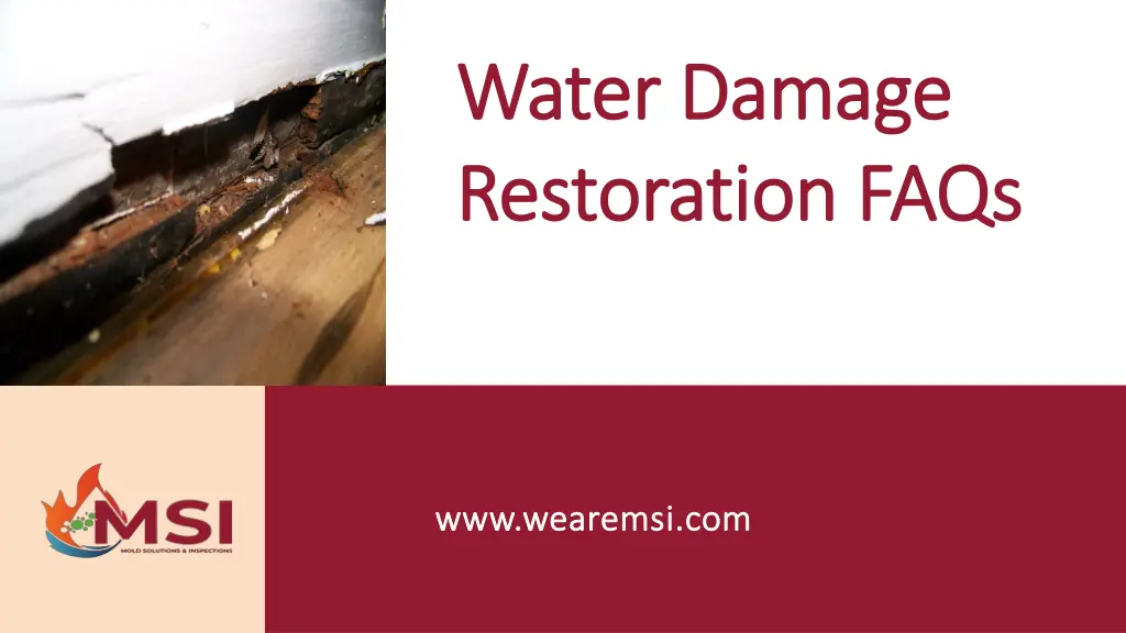 water damage water damage restoration faqs