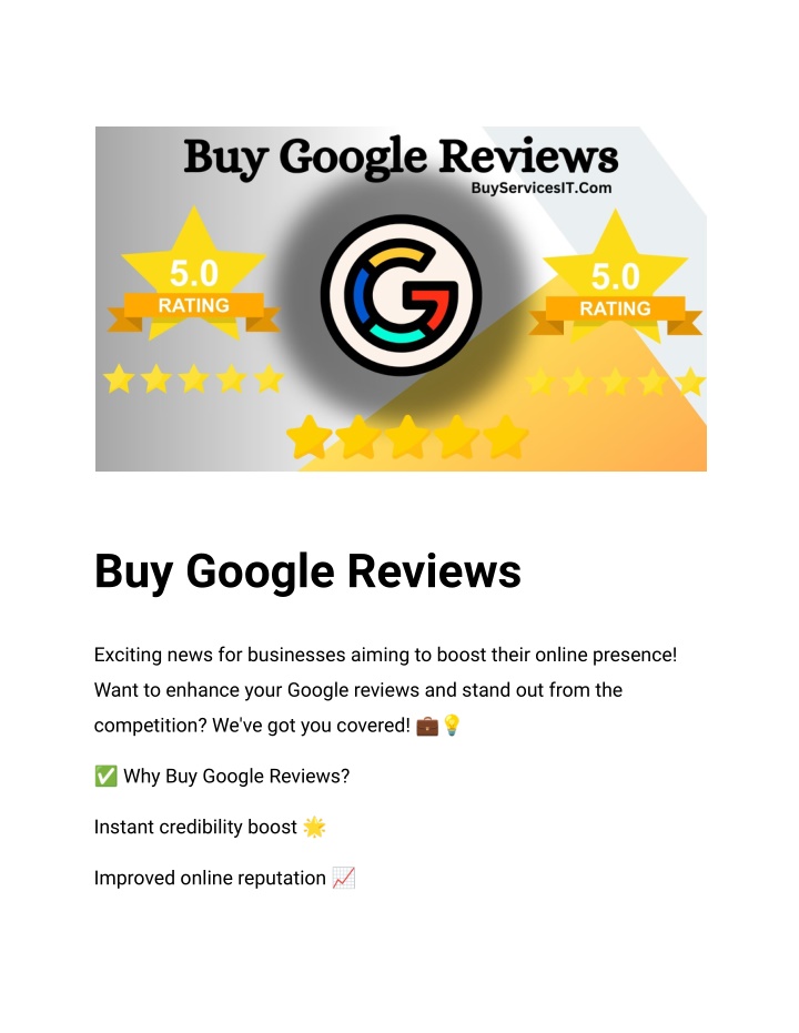 buy google reviews