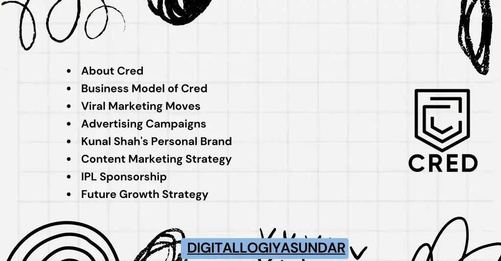 about cred business model of cred viral marketing