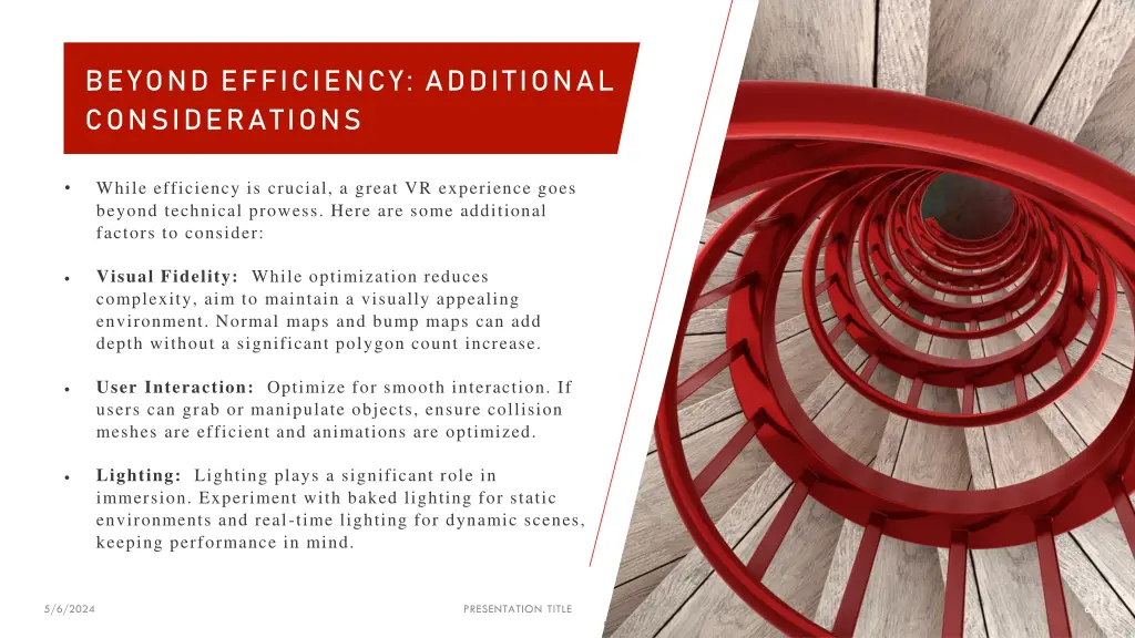 beyond efficiency additional considerations