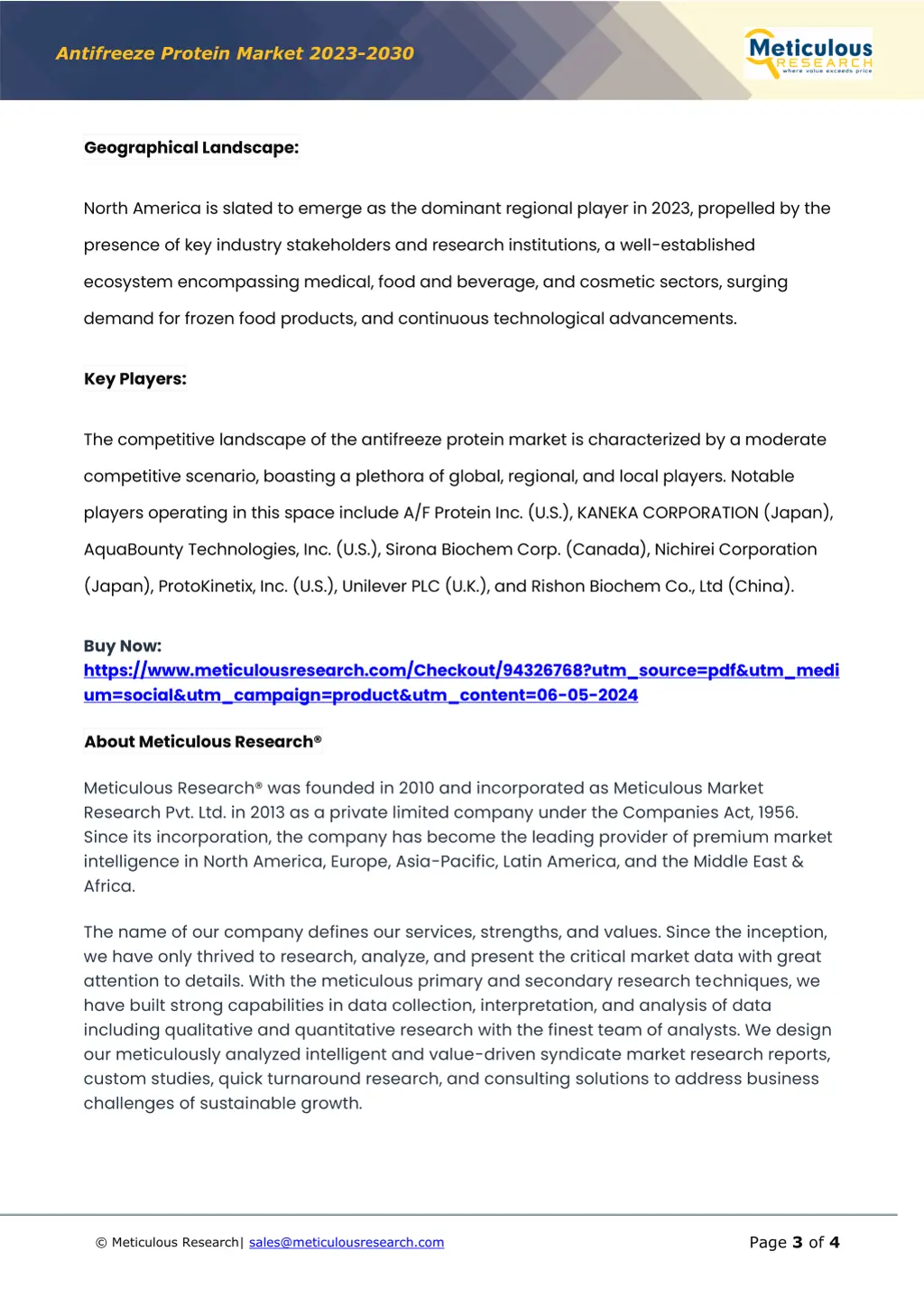 antifreeze protein market 2023 2030 2