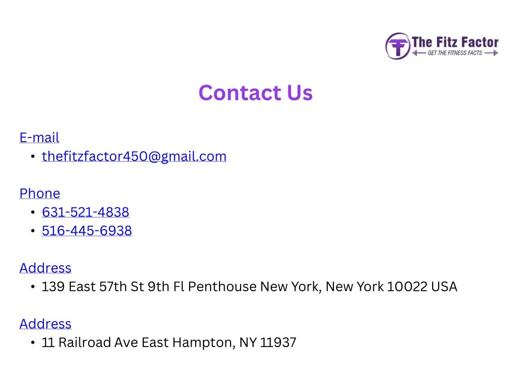 contact us