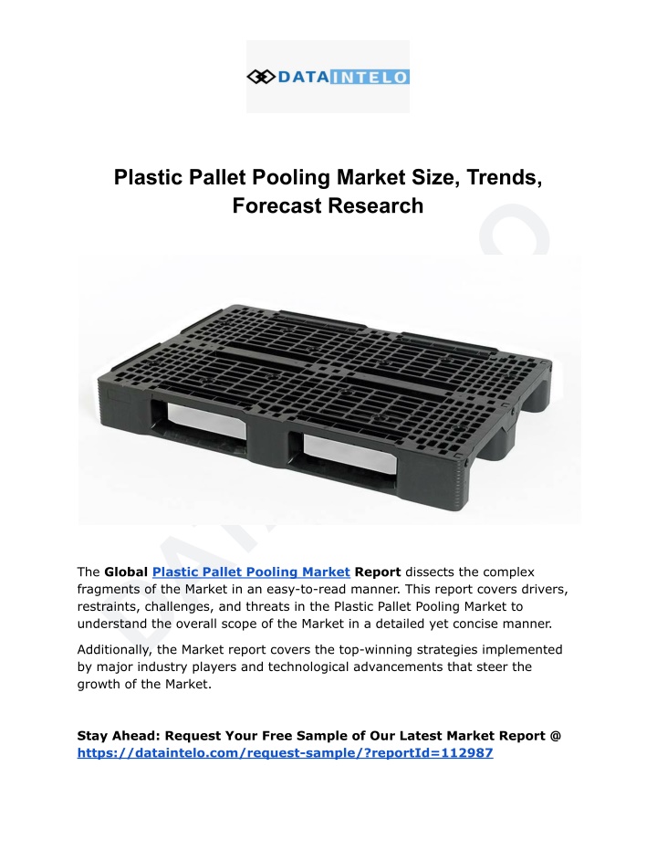 plastic pallet pooling market size trends