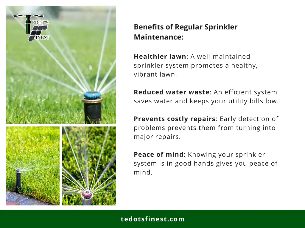 benefits of regular sprinkler maintenance