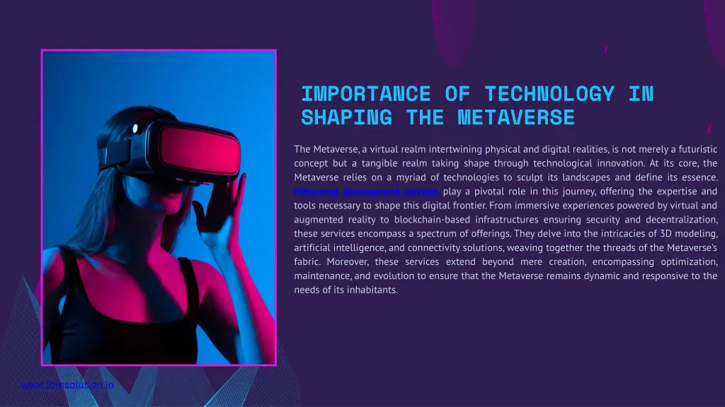 importance of technology in shaping the metaverse