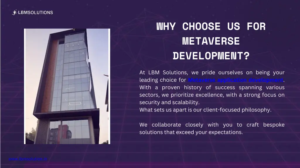 why choose us for metaverse development