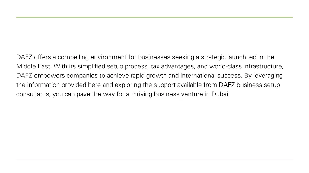 dafz offers a compelling environment