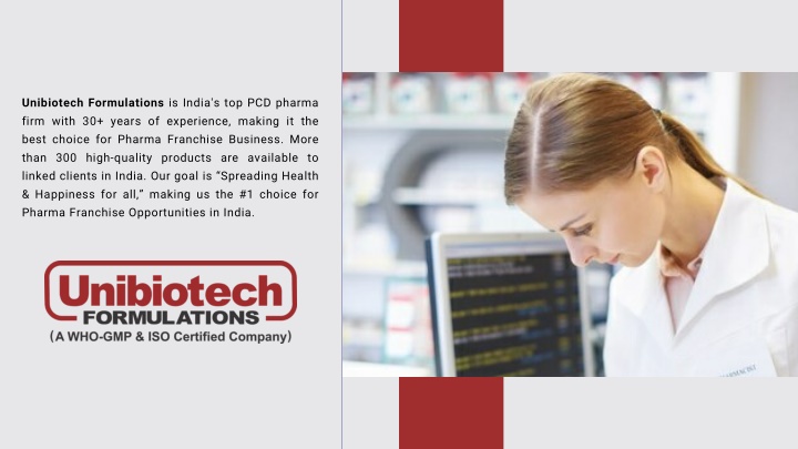 unibiotech formulations is india s top pcd pharma