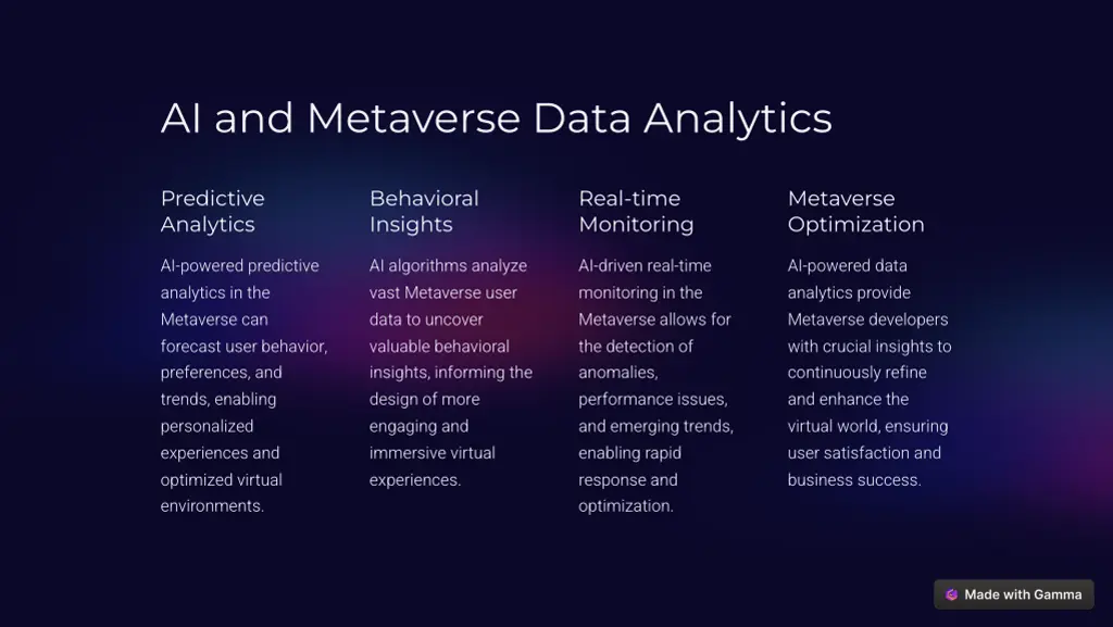 ai and metaverse data analytics