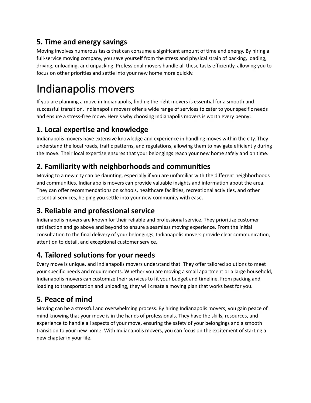 5 time and energy savings moving involves