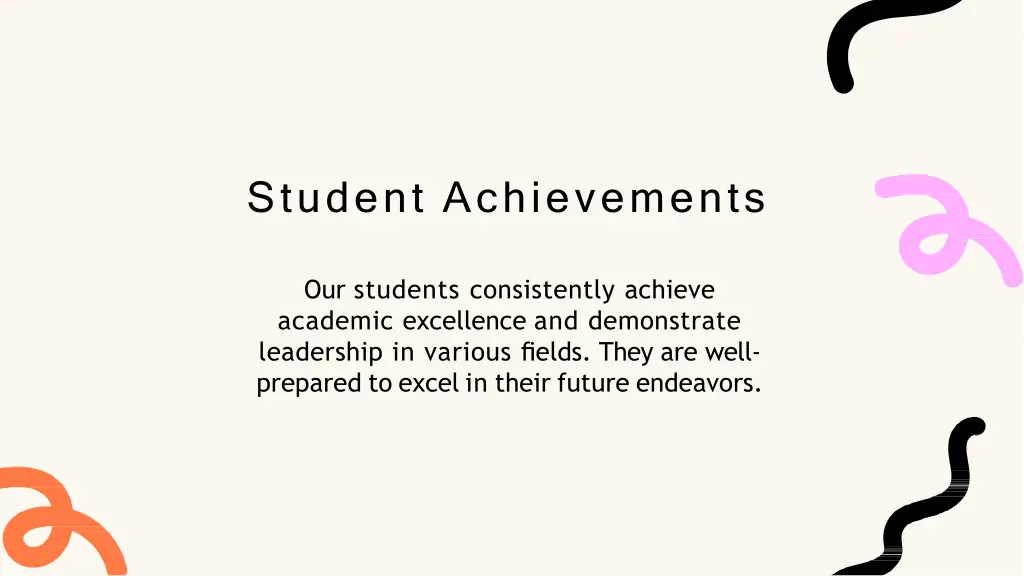 student achievements