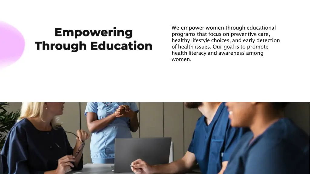 we empower women through educational programs