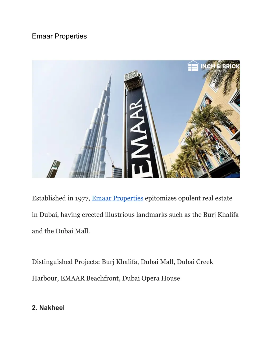 emaar properties