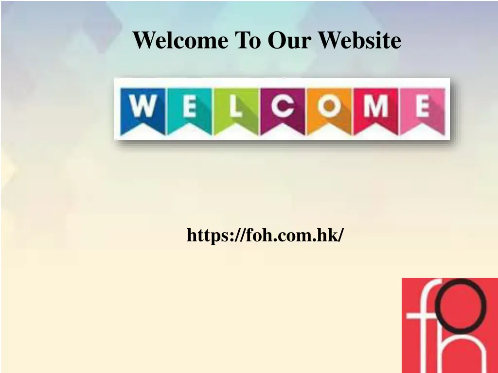 welcome to our website