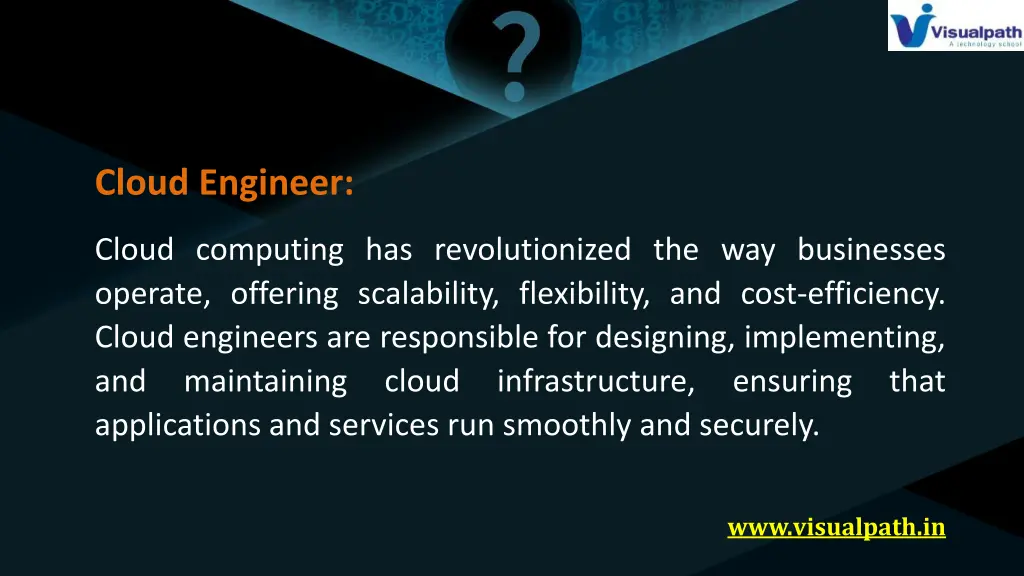 cloud engineer