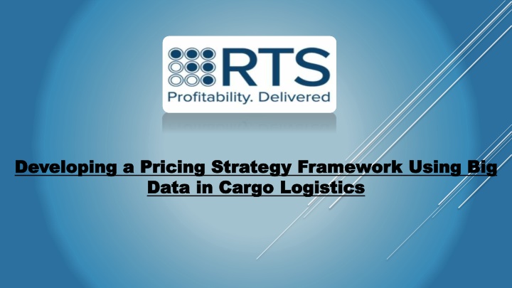 developing a pricing strategy framework using