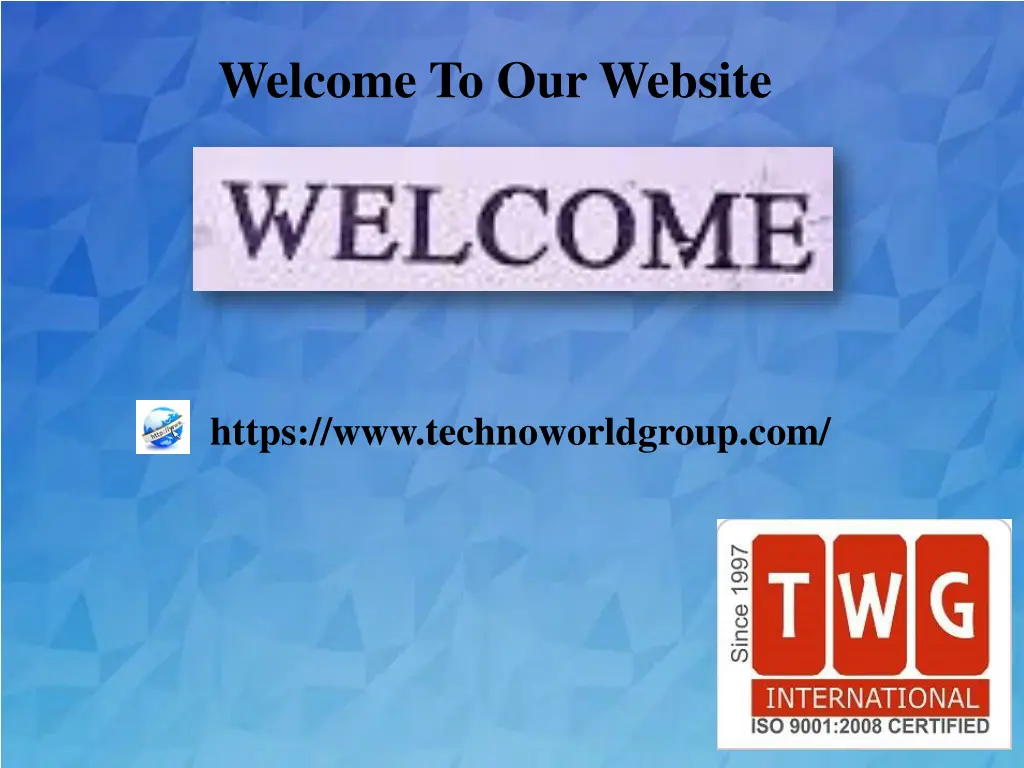 welcome to our website