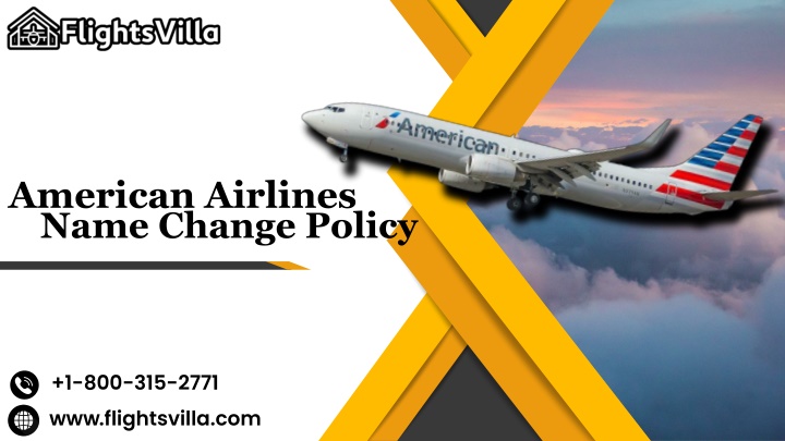 american airlines name change policy