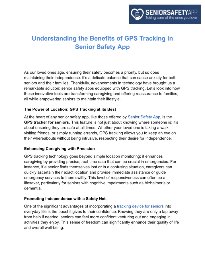 understanding the benefits of gps tracking