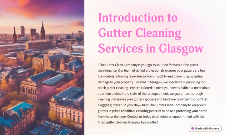 introduction to gutter cleaning services
