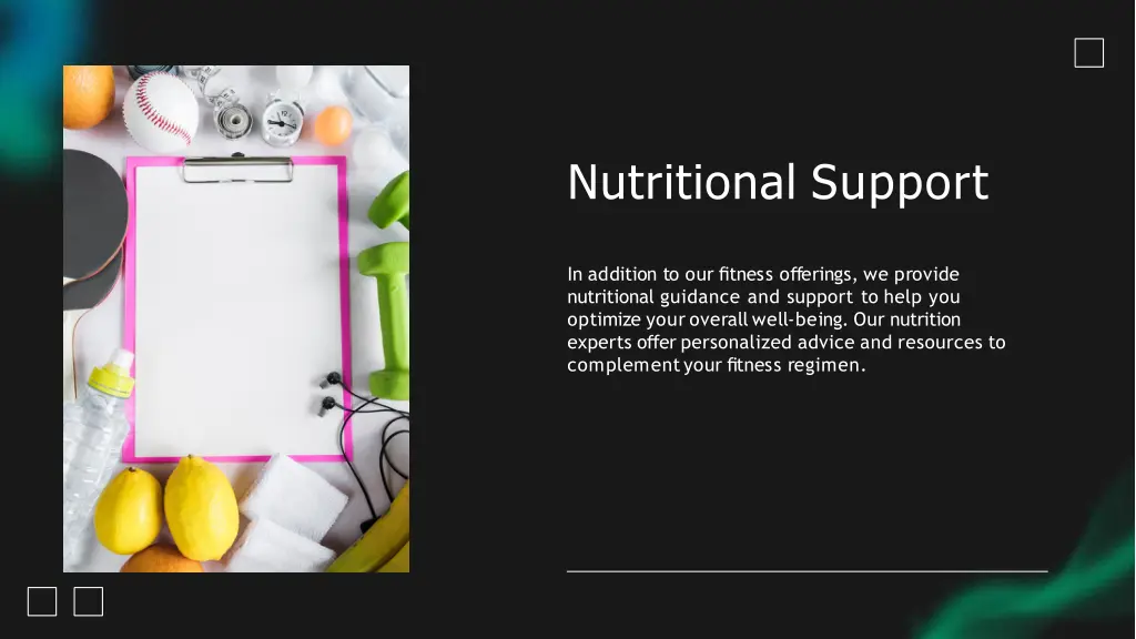 nutritional support