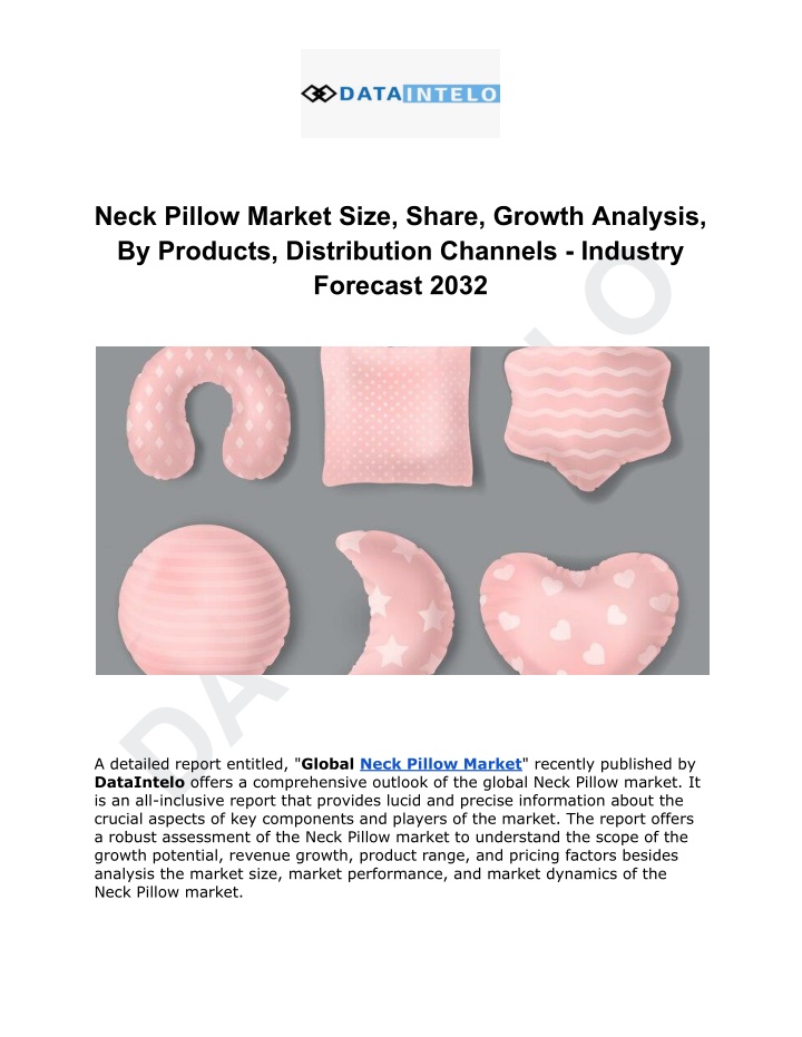 neck pillow market size share growth analysis