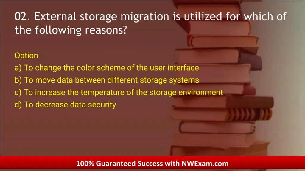 02 external storage migration is utilized